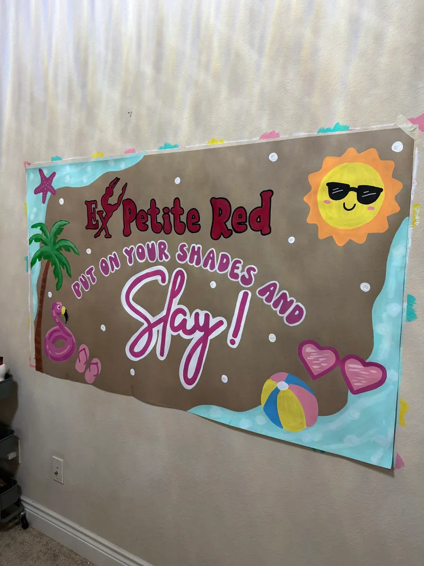 Hand-painted banner by Jadey — 5