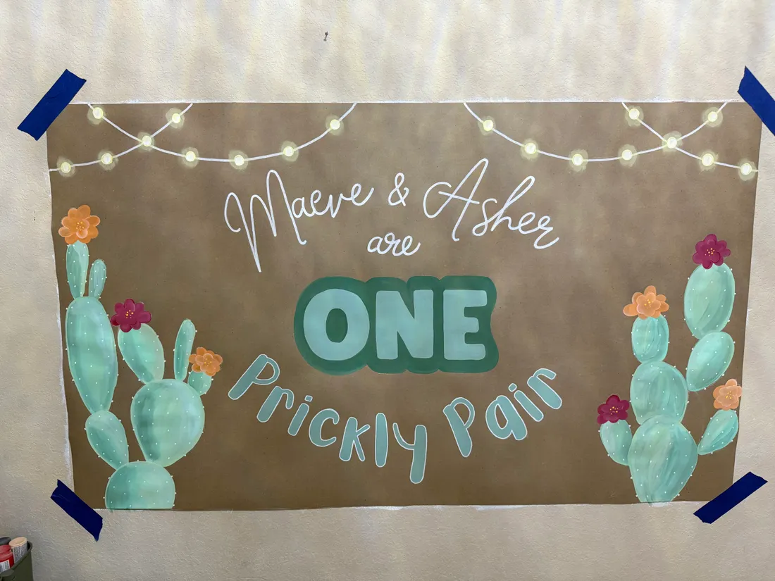 Hand-painted banner by Jadey — 6